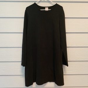 🌈 3/12 Hanna Anderson Black Ribbed Dress